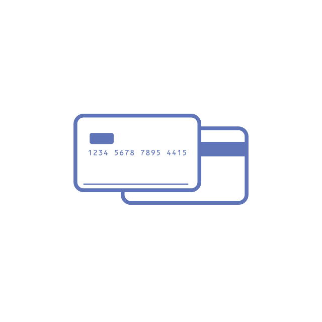 Animation of credit cards